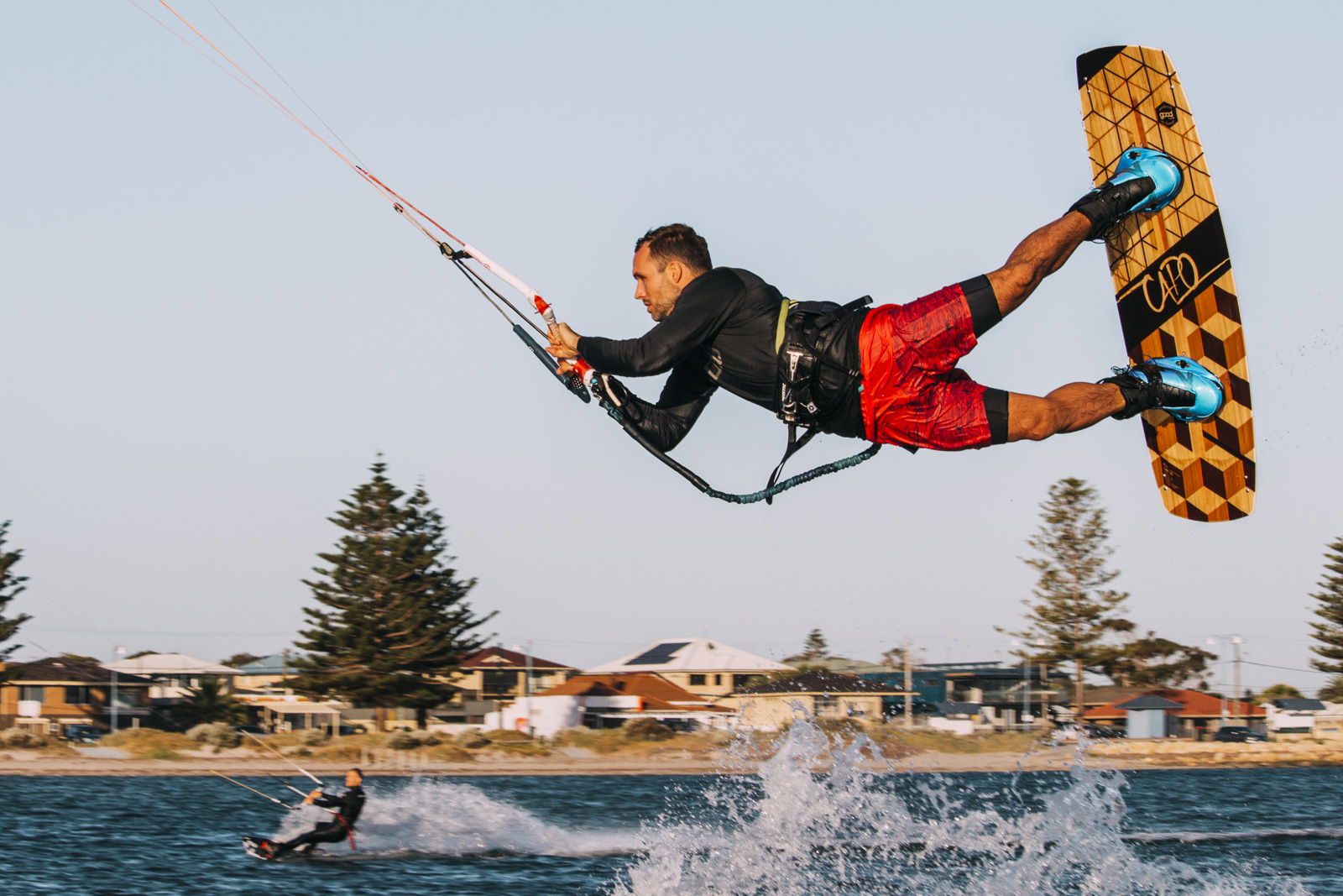 Kite Surfer trick